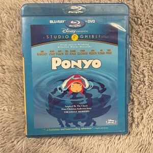 Ponyo Blu-ray by Disney in Blue Case